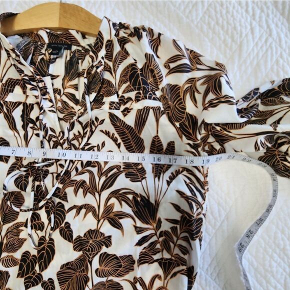 Ann Taylor safari boho pullover blouse - Picture 6 of 14